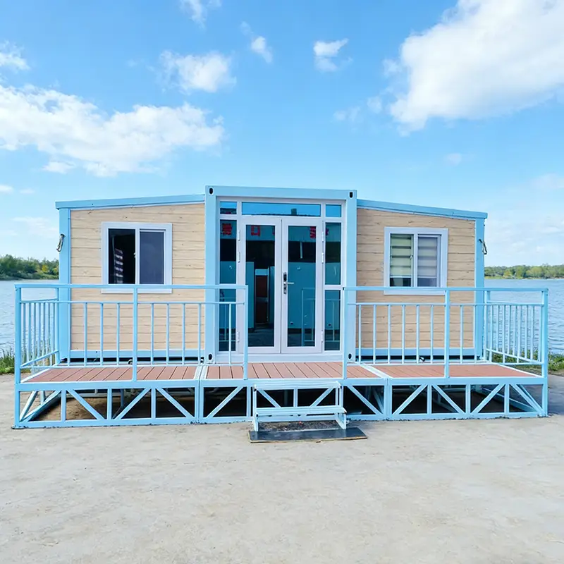 Customized 20ft 40ft Folding Expandable Container House Portable Mobile Building Temporary Dormitory Office Site Accommo — view 1