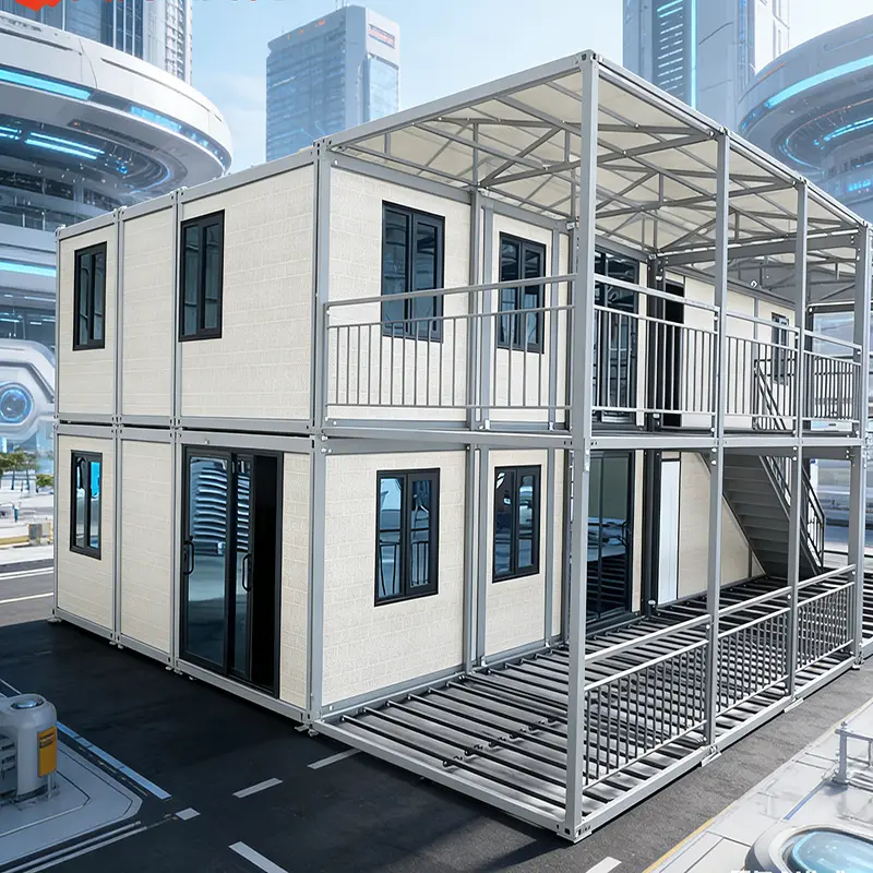 Customized Expandable Foldable House Prefabricated Modular Home Portable House with Bathroom Kitchen for Family Living Hotel — image 3