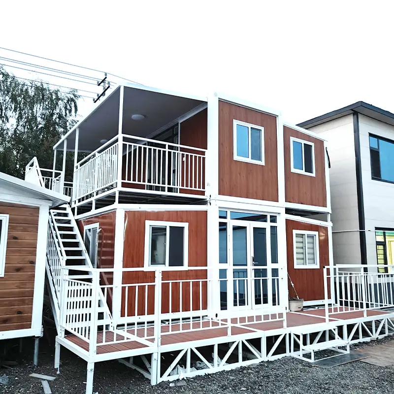 Customized Foldable House 20ft Insulated Waterproof Sandwich Panel Movable Temporary Emergency Shelter Remote Workspace Cabin — image 3