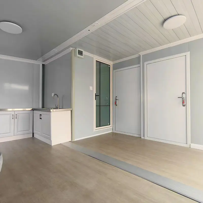Customized Expandable Foldable House Rock Wool Sandwich Panel Cold Resistant Steel Frame Winter Warm Residential Cabin — image 7
