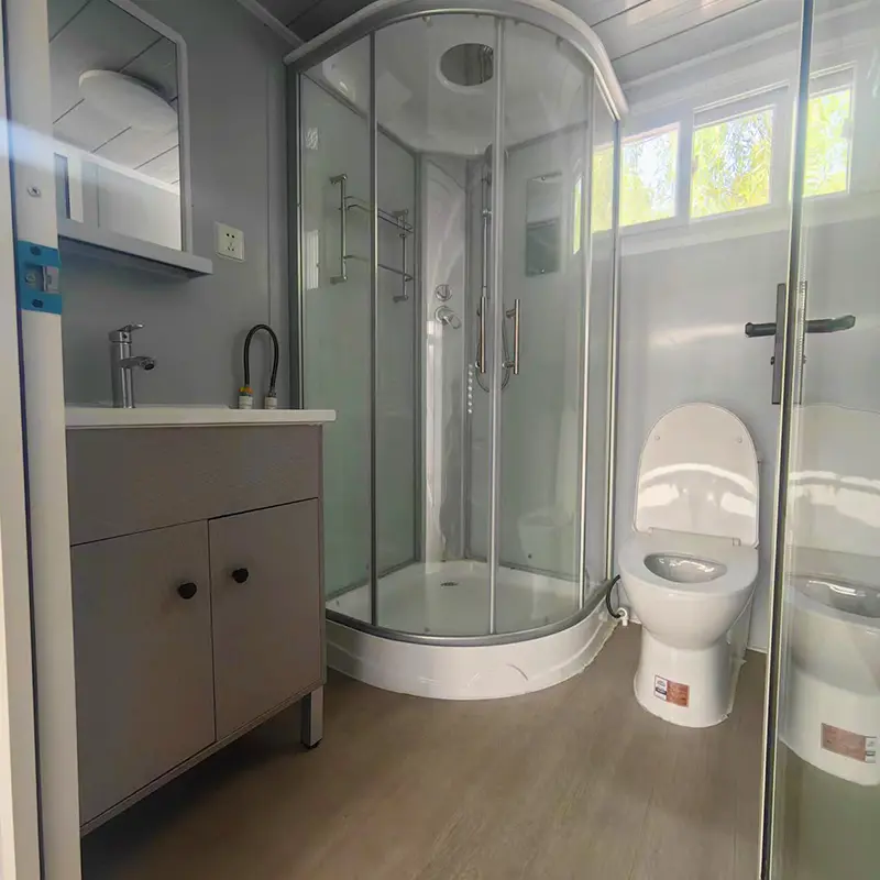 Customized Modular Foldable Home 20ft Waterproof Fireproof Insulated Movable Temporary Living Vacation Cabin Studio Apartment — image 5