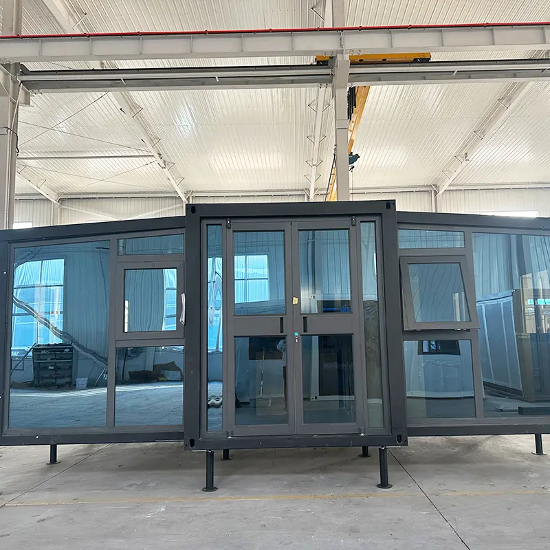 Container Foldable Expandable Prefab Container House 20ft Mobile Home Portable Temporary Shelter Office Construction Site Room — image 5