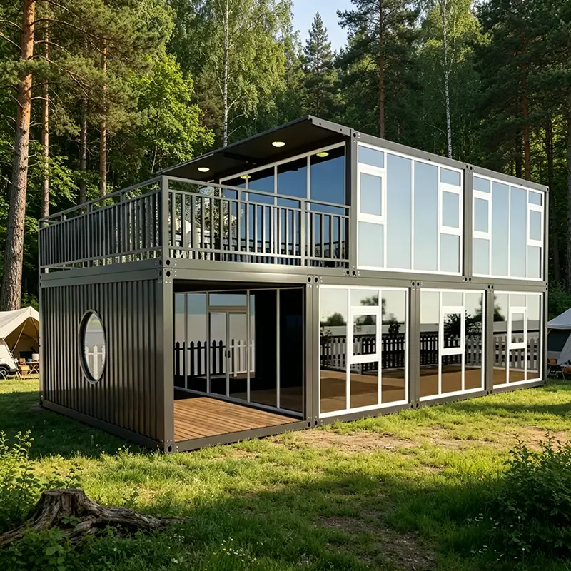 Large Prefabricated 20Ft 30Ft 40Ft Expandable Container House With Kitchen Prefab Shipping Mobile Home Casas Prefabricad — view 1