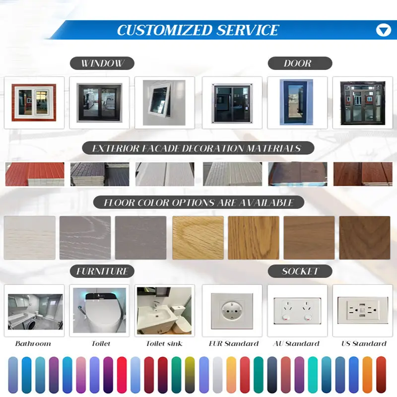 Large Prefabricated 20Ft 30Ft 40Ft Expandable Container House With Kitchen Prefab Shipping Mobile Home Casas Prefabricadas — image 6