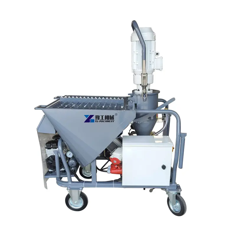 Portable Gypsum Plaster Spraying Machine Electric Mortar Sprayer Cement Spray Machine Wall Construction Tools for Decoration — image 5