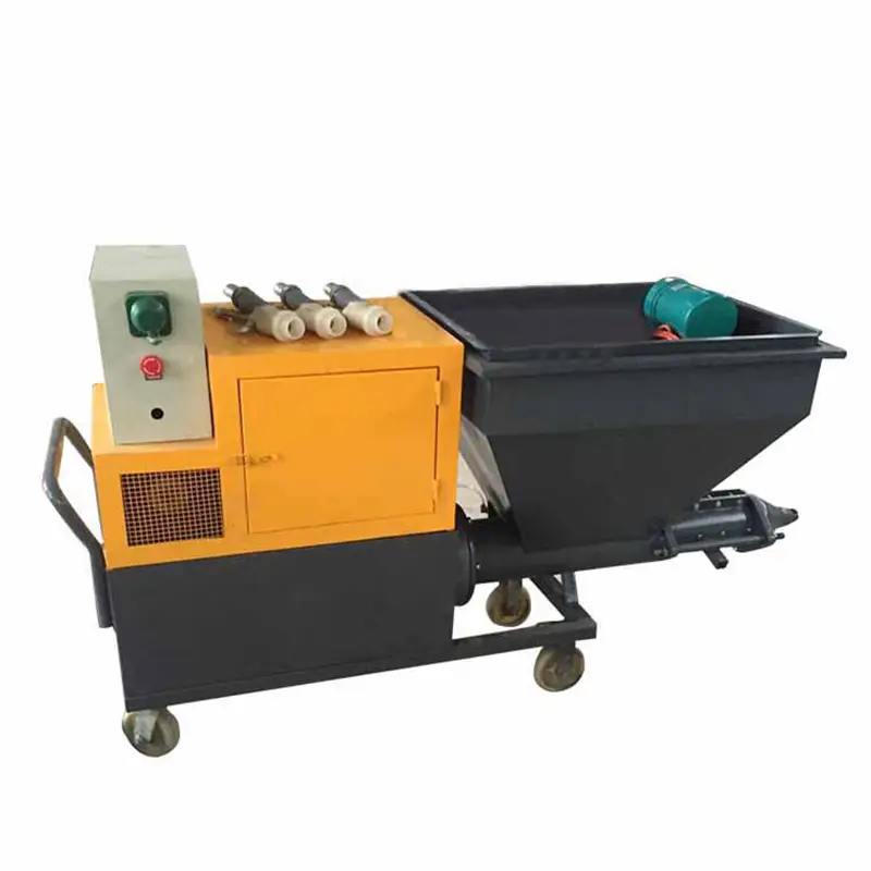 220V Electric Cement Mortar Sprayer Mortar Spraying Machine Stucco Pump Wall Plastering Tool for Building Construction Works — image 4