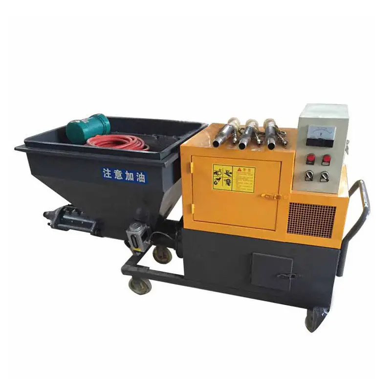 Mortar Sprayer Cement Concrete Spraying Machine Wall Plastering Construction Tool for Building Site Home Decoration Project — image 2