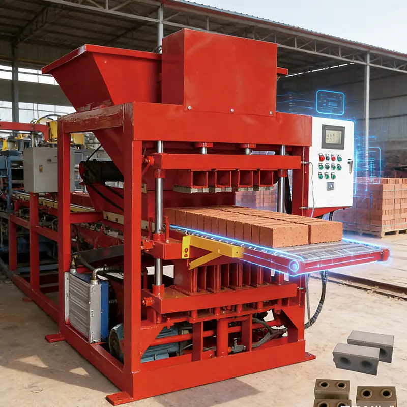 Customized Mobile Brick Making Machine Concrete Block Maker Diesel Type Cement Brick Molding Machinery For Construction — view 1