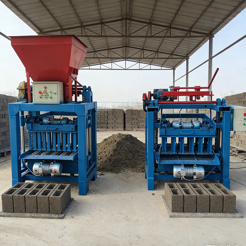 Customized Brick Making Machine Small Concrete Block Maker Machine Mobile Brick Molding Machinery For Home Construction — view 1