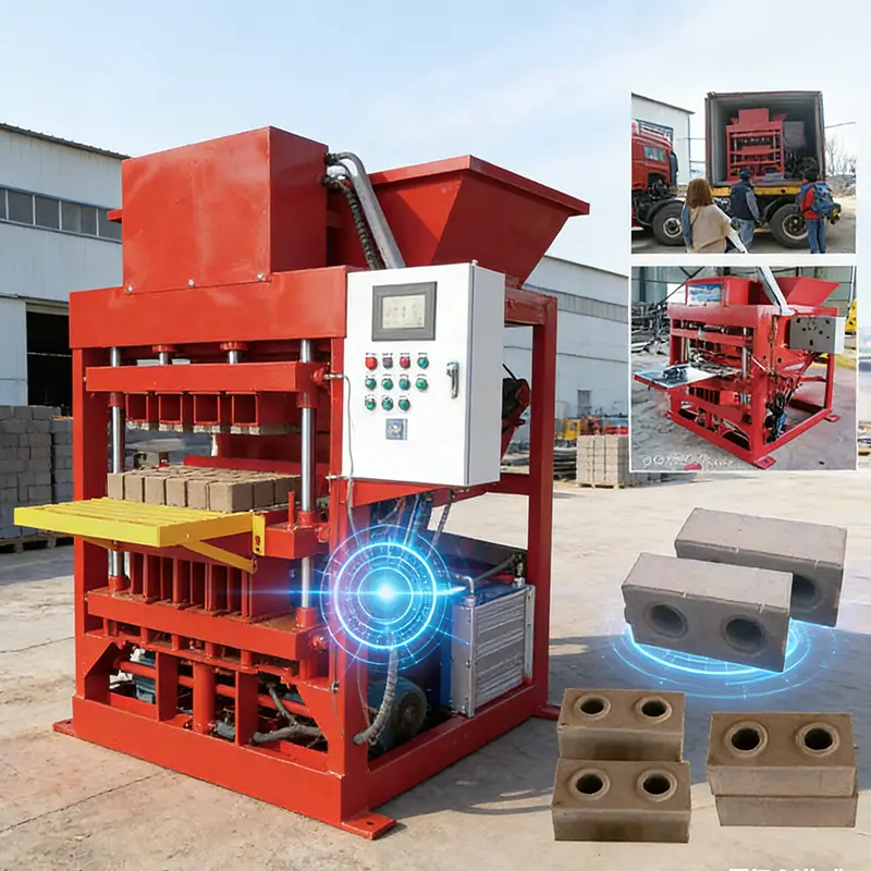 Customized Brick Making Machine Manual Clay Interlocking Brick Maker Machine Low Cost Construction Brick Making Machiner — view 1