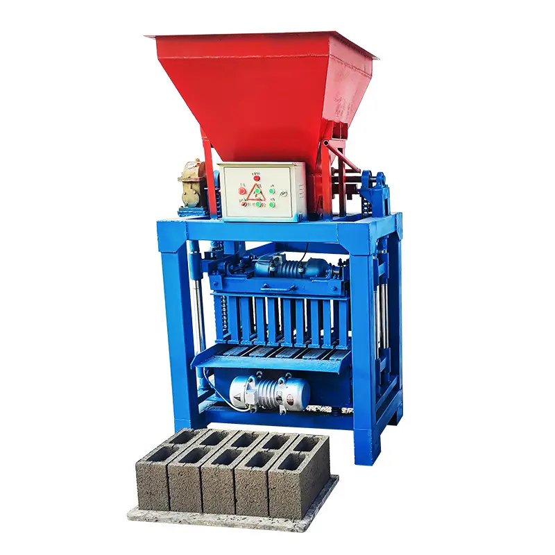 Customized Durable Concrete Brick Making Machine Hollow Block Brick Machine Interlocking Paver Brick Maker Long Service Life — image 2