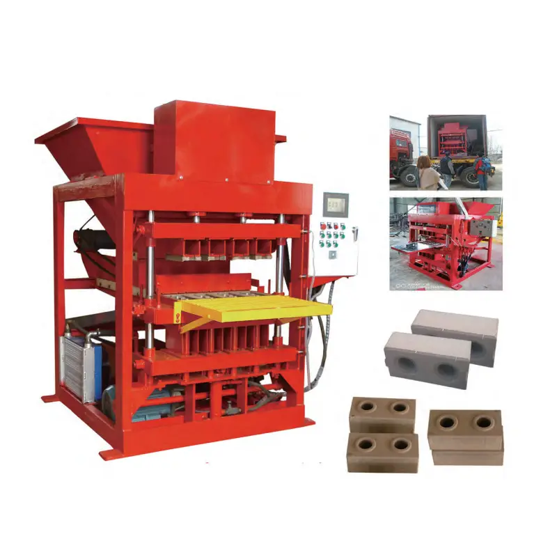 Customized Durable Concrete Brick Making Machine Hollow Block Brick Machine Interlocking Paver Brick Maker Long Service Life — image 5