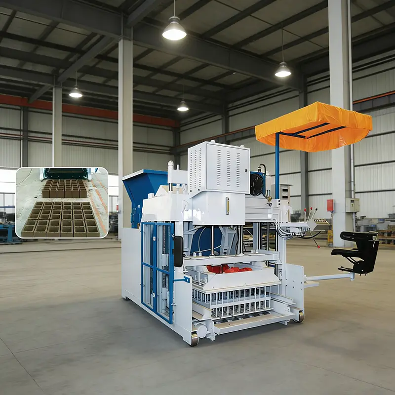 Reliable Semi-Automatic Diesel Interlocking Brick Making Machine for Construction Material Production — image 2
