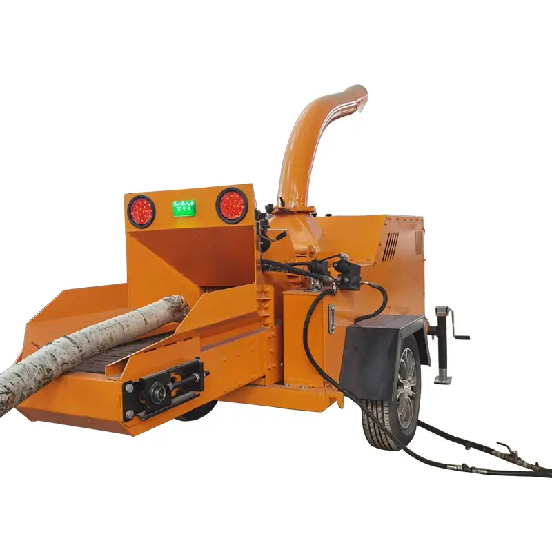 Customized Wood Chipper 4.5 Inch Max Diameter Heavy Duty Adjustable Discharge Chute for Orchard Farm Forestry Waste Processing — image 6