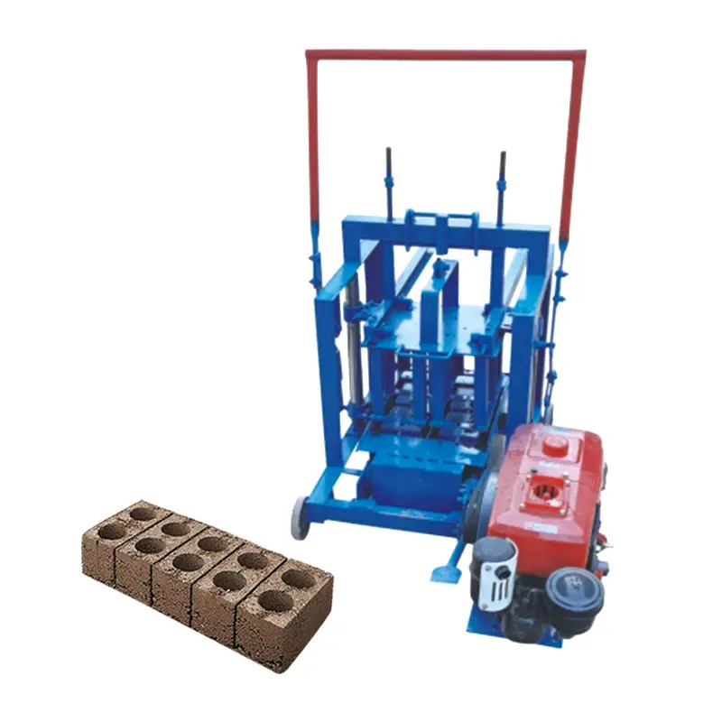 Robust Semi-Automatic Diesel Interlocking Brick Making Machine, Perfect for Starting Small Business in Construction Material — image 3