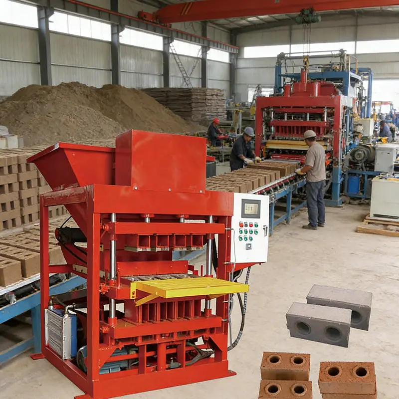 Semi-Automatic Diesel Interlocking Brick Making Machine, Robust & Durable for Small Construction Business — image 2