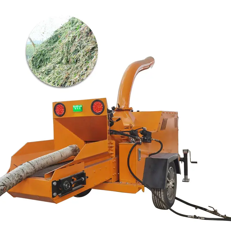 Customized Heavy Duty Wood Chipper 4 Inch Max Branch Cutter Garden Mulcher Shredder for Farm Orchard Yard Waste Recycling — image 7