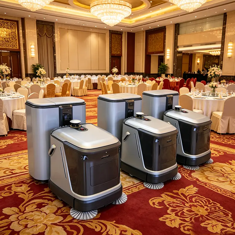 All-in-One Floor Scrubber Sweeper Dust & Stain Remover for Concrete Floor — view 1