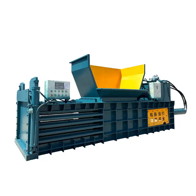 Customized Mini Horizontal Hydraulic Baler Small Waste Paper Cardboard Plastic Compactor Baling Machine Portable Recycling Press — image 6