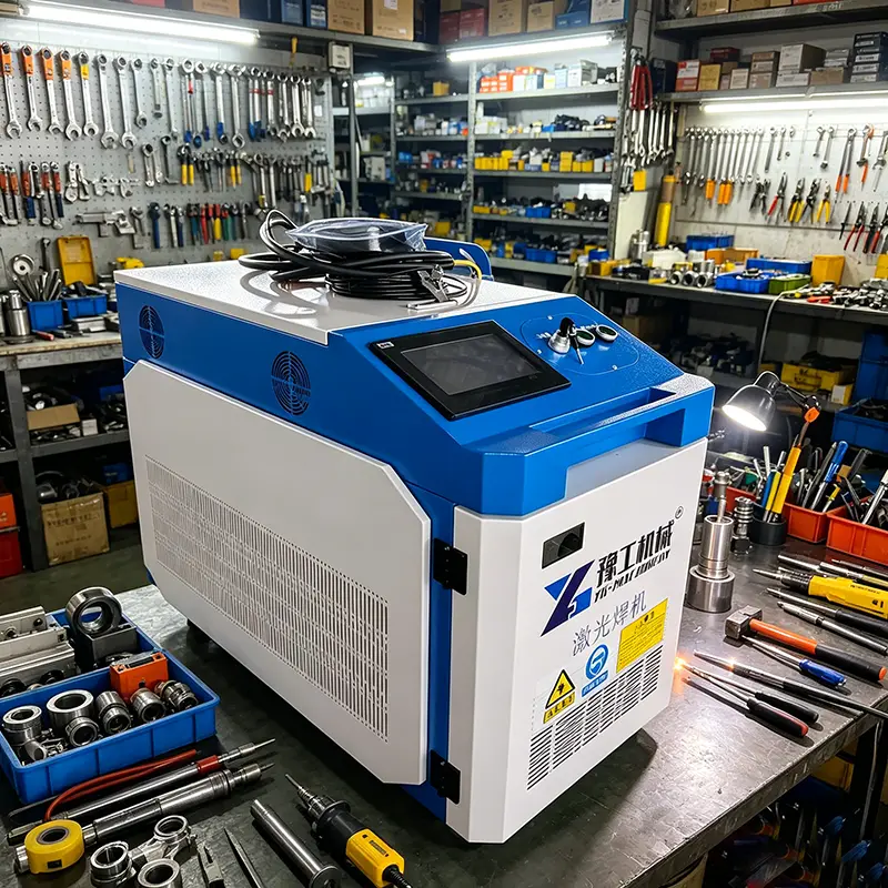 1000W Air Cooled 4in1 Fiber Laser Welder All Metal Welding Rust Removal Cutting Device — view 1