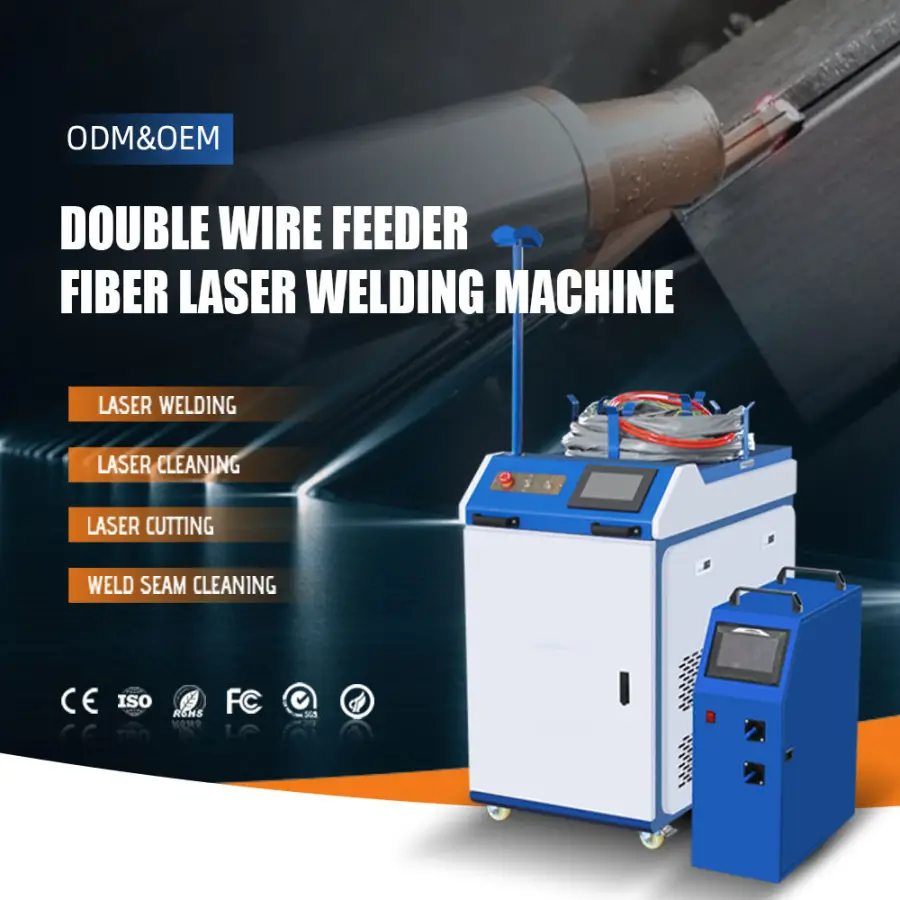 1000W Air Cooled 4in1 Fiber Laser Welder All Metal Welding Rust Removal Cutting Device — image 4