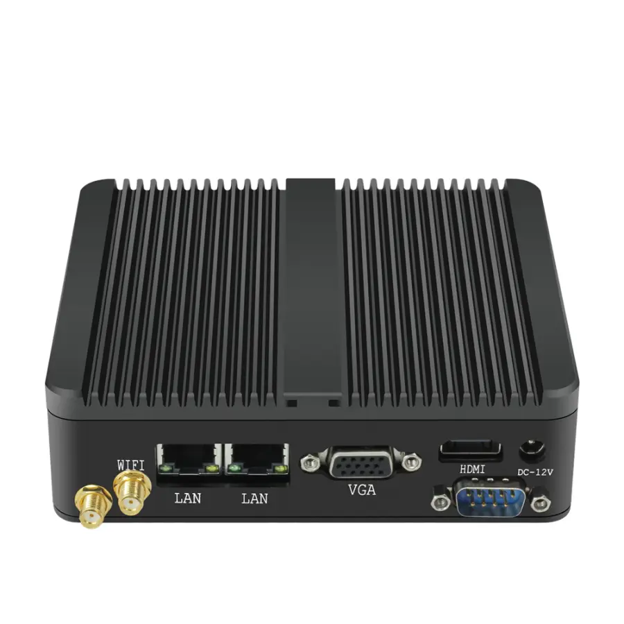 Fanless Industrial Mini PC Intel Celeron J1900 Quad Cores 4x USB Dual LAN 2x RS232 HDMI VGA WiFi Support Windows Linux — image 6