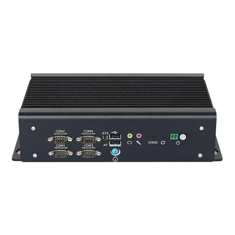Fanless IPC Mini PC Intel Core i7-9750H 6x COM DB9 RS232 RS422 RS485 GPIO 3*HDMI 6x USB 2*Ethenret WiFi 4G LTE Windows Linux — image 4