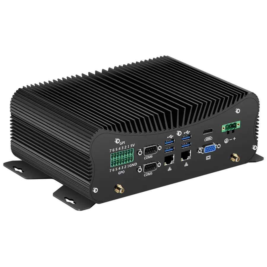 Fanless IPC Industrial Intel i7-10510U i7-1255U 2*LAN 6x DB9 RS232/422/485 GPIO HDMI VGA 6*USB WiFi 4G LTE 9V-36V Windows Linux — image 5