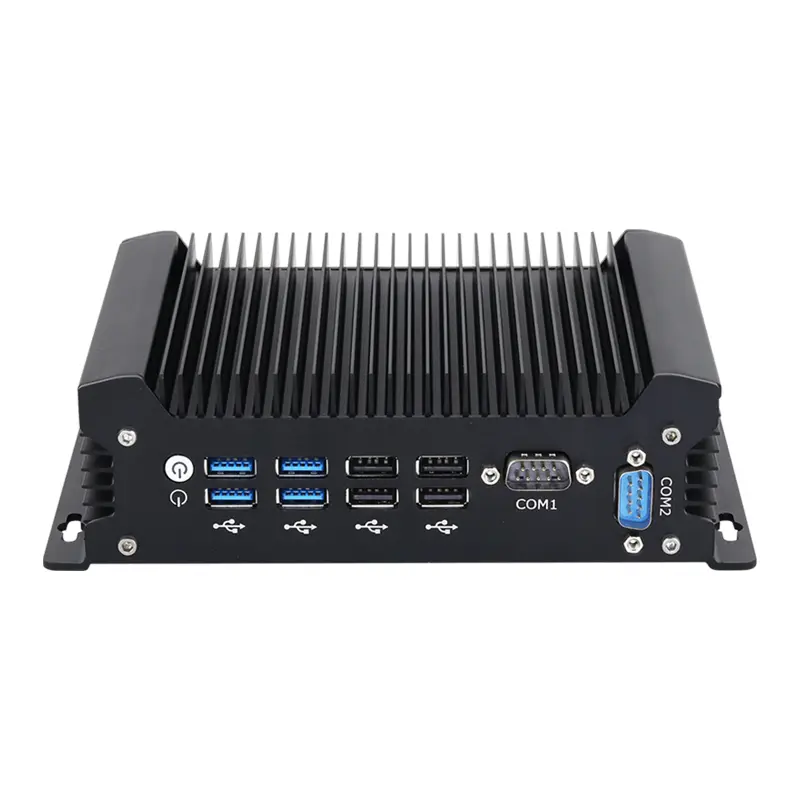 IPC Fanless Industrial IoT Mini PC i5-1235U i5-1335U DDR5 2x Ethernet 2x COM RS232 8x USB Support 4G LTE SIM WiFi Win11 — view 1