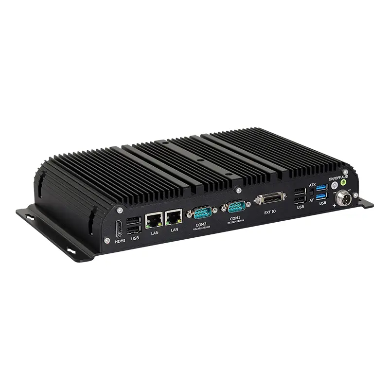 Fanless Industrial PC Intel i7-1165G7 6x COM RS232/422/485 GPIO 2x LAN DC9V-36V Input Win10/11 Linux WiFi 4G 5G LTE LVDS — image 3