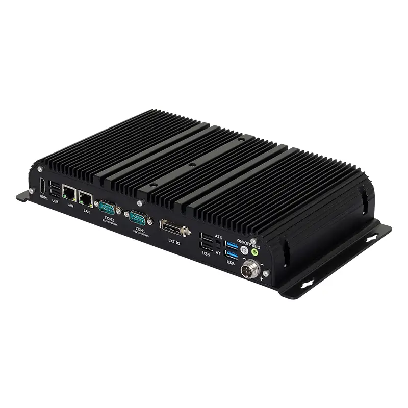Fanless Industrial PC Intel i7-1165G7 6x COM RS232/422/485 GPIO 2x LAN DC9V-36V Input Win10/11 Linux WiFi 4G 5G LTE LVDS — image 4