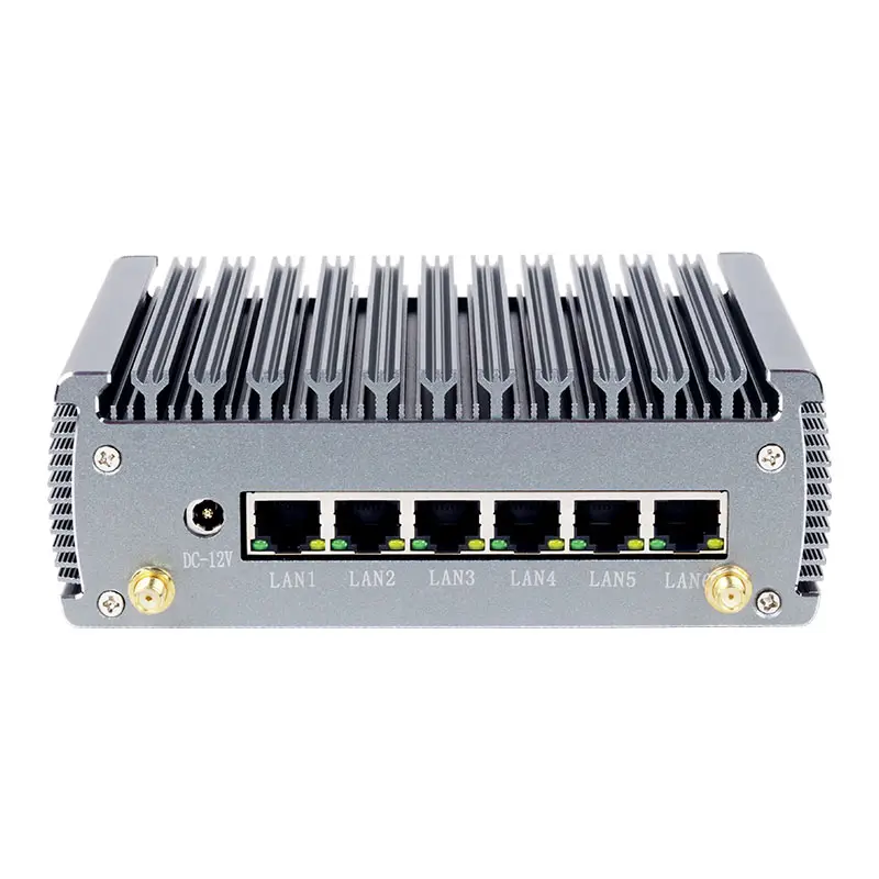 6x 2.5G Ethernet Ports Fanless Industrial Mini PC Firewall 11th Generation Intel Core Processors Windows10/11 Linux Pfsense — image 3