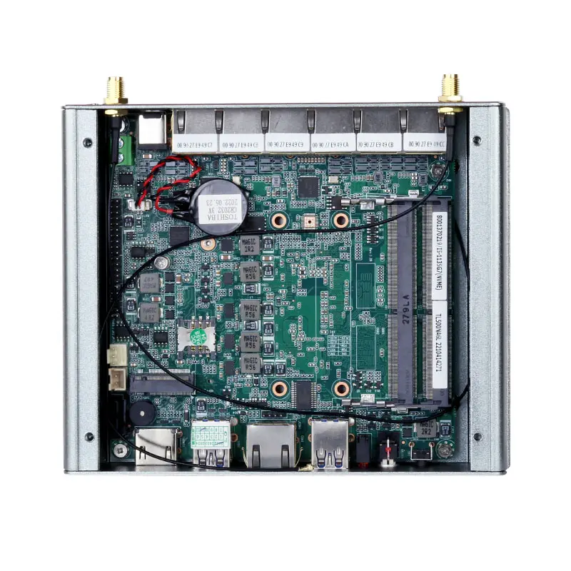 6x 2.5G Ethernet Ports Fanless Industrial Mini PC Firewall 11th Generation Intel Core Processors Windows10/11 Linux Pfsense — image 5