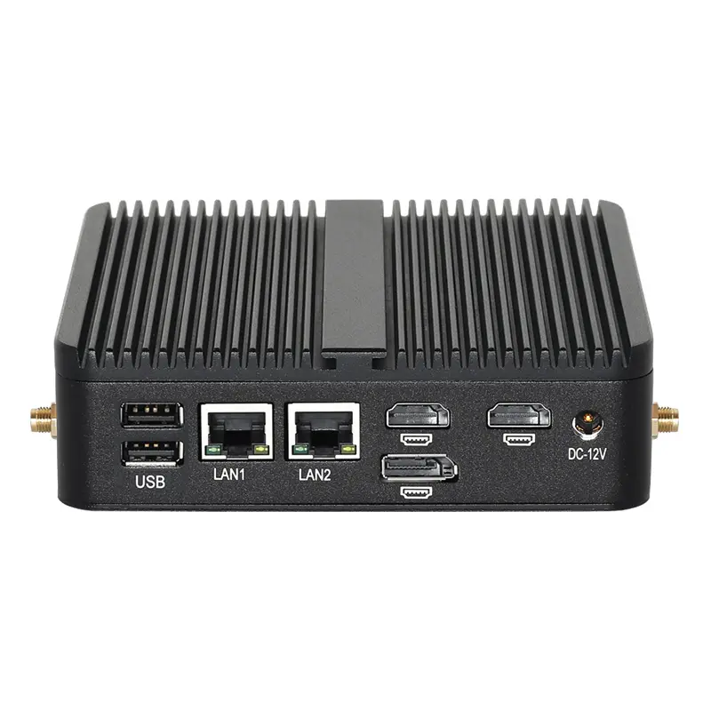 Intel N150 Mini PC 2x HDMI DP 6x USB 2x RS232 DB9 2x Ethernet M.2 NVMe SSD Windows 10/11 Ubuntu SIM Slot 4G LTE WiFi — image 2