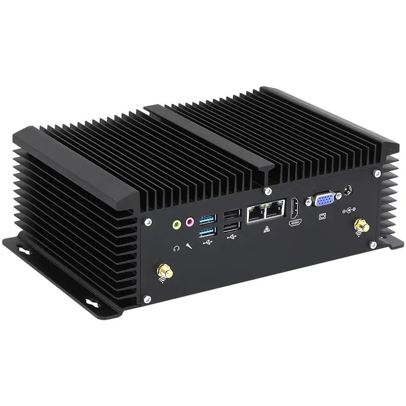Fanless Industrial PC Intel Core i5-4278U 6x COM RS232/422/485 8x USB 2x LAN 2xMini PICe WiFi 4G LTE SIM Slot Win10 IoT Linux — image 4