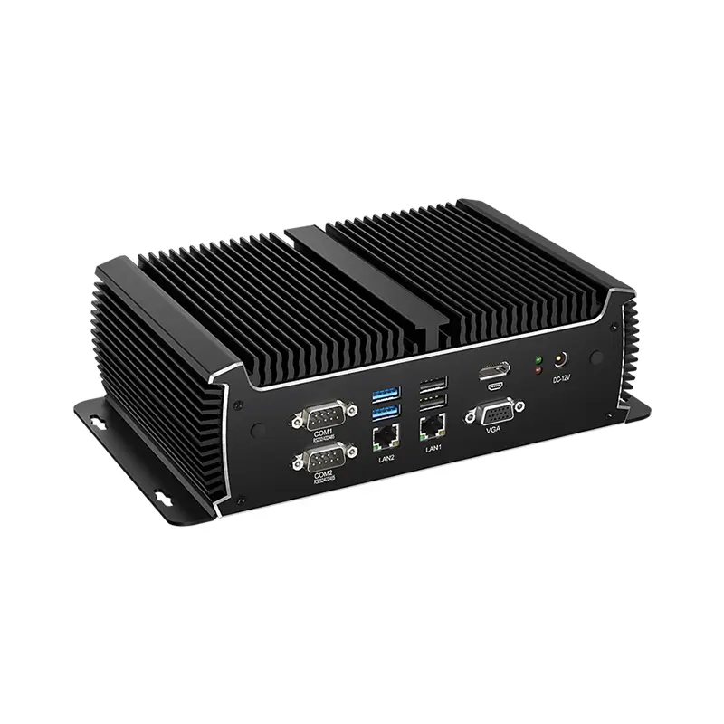 Fanless Industrial IoT Mini PC Intel Core i7-1165G7 i5-1135G7 6x COM RS232/485 2x Ethernet WiFi 4G LTE SIM GPIO Windows Linux — image 2