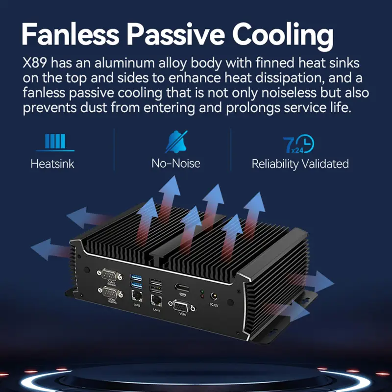 Fanless Industrial IoT Mini PC Intel Core i7-1165G7 i5-1135G7 6x COM RS232/485 2x Ethernet WiFi 4G LTE SIM GPIO Windows Linux — image 6