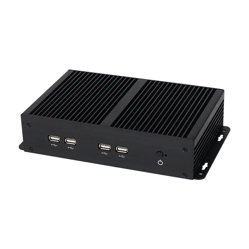 Fanless Mini PC IPC Intel Core i7-7500U 6x COM RS232 RS485 TTL 2x LAN 6xUSB SIM 4G LTE WiFi HDMI VGA LVDS Windows Linux 12V-24V — image 4