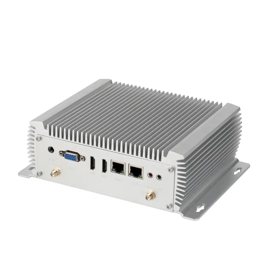 Fanless Industrial Computer Intel i5-8305G 2x Serial Ports RS232 2x Ethernet 8x USB 2xHDMI 1x VGA 2xDDR4 M.2 NVMe SSD Win11 — image 2