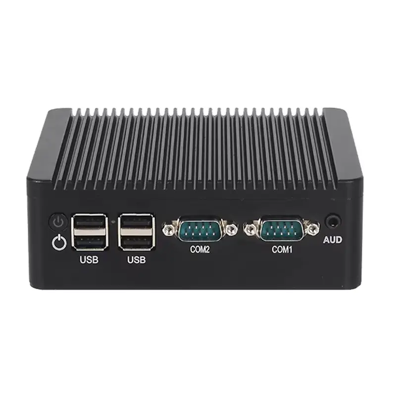Fanless Mini PC Windows Linux Intel Celeron N2840 J6412 4x COM RS232/485 6xUSB 2xLAN HDMI VGA GPIO mPCIE WiFi 4G LTE SIM Slot — image 3