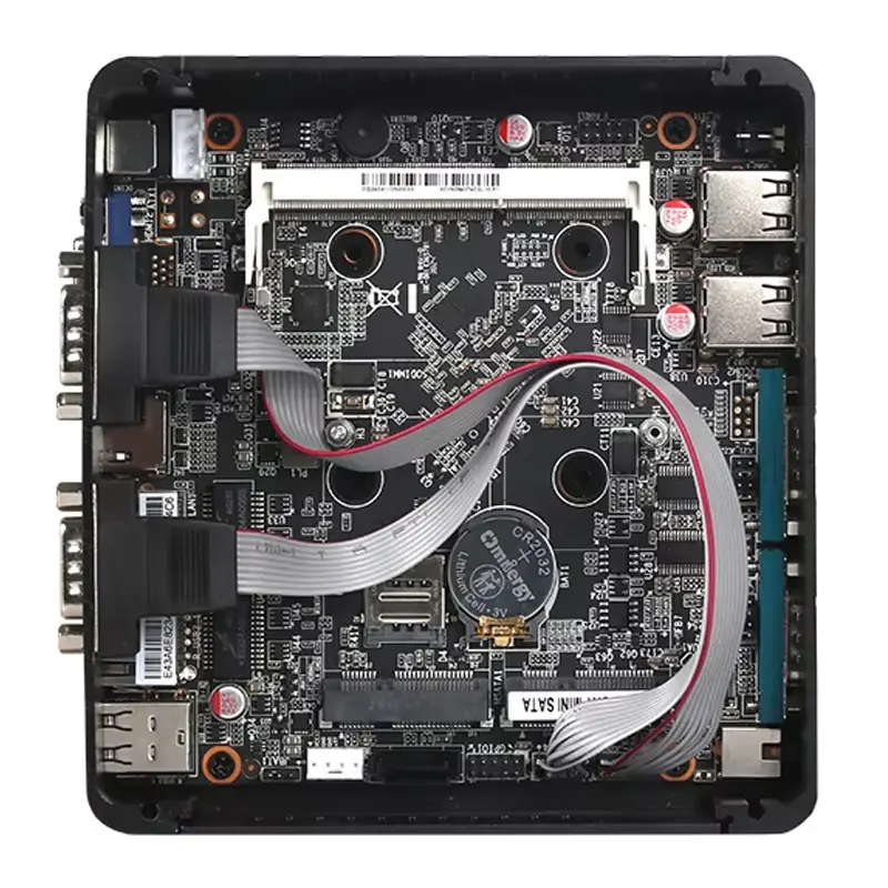 Fanless Mini PC Windows Linux Intel Celeron N2840 J6412 4x COM RS232/485 6xUSB 2xLAN HDMI VGA GPIO mPCIE WiFi 4G LTE SIM Slot — image 5