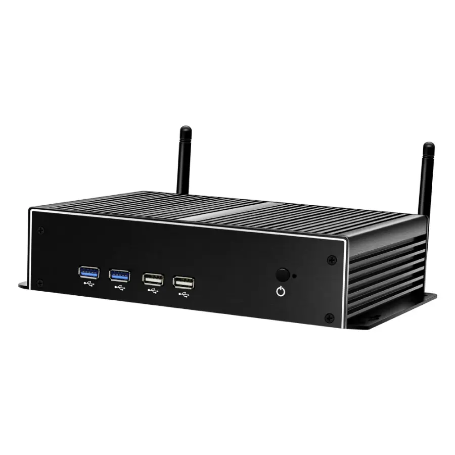 Fanless Mini PC Intel Core i3 4005U i5 4200U i7 4500U 6x RS232 DB9 2x Gigabit Ethernet 4G LTE WiFi HDMI VGA 6xUSB Windows Linux — image 3