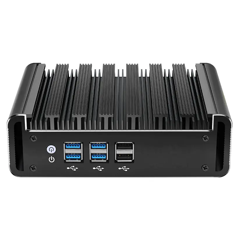 Fanless Mini PC Intel Core i3 5005U i5 5200U i7 5500U 8GB RAM 256GB SSD Windows 10 Linux 300Mbps WiFi HTPC Household — view 1