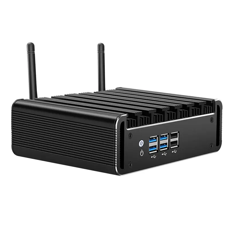 Fanless Mini PC Intel Core i3 5005U i5 5200U i7 5500U 8GB RAM 256GB SSD Windows 10 Linux 300Mbps WiFi HTPC Household — image 2