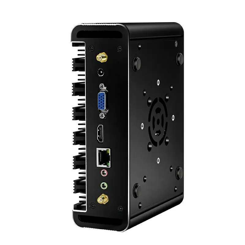 Fanless Mini PC Intel Core i3 5005U i5 5200U i7 5500U 8GB RAM 256GB SSD Windows 10 Linux 300Mbps WiFi HTPC Household — image 5