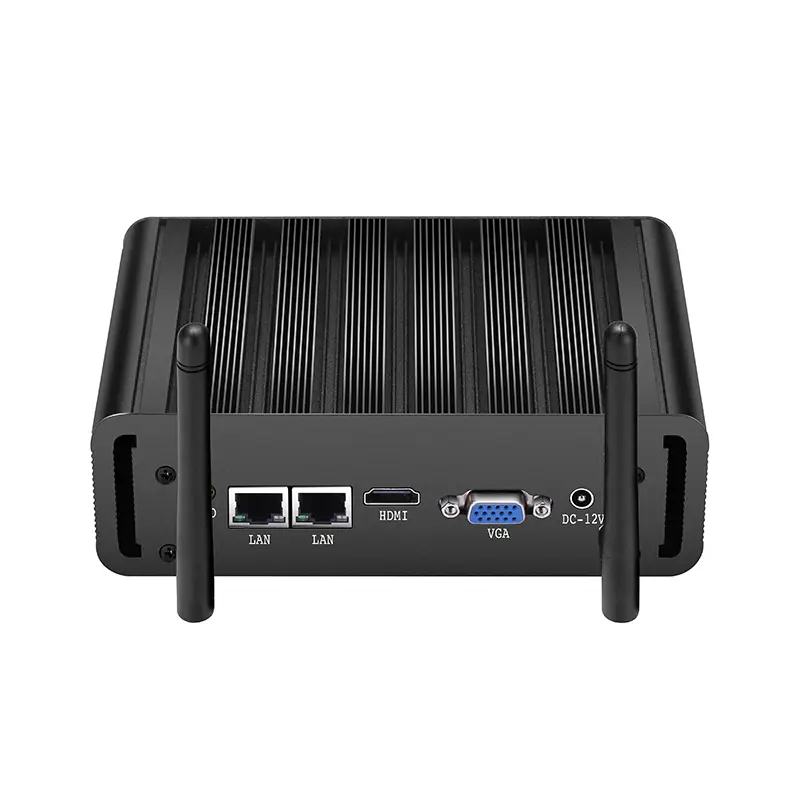 Fanless Industrial PC Intel 4th/5th Gen CPUs 2x Serial Ports 2x Gigabit Ethernet HDMI VGA Mini PCie Expansion Windows Ubuntu — image 3