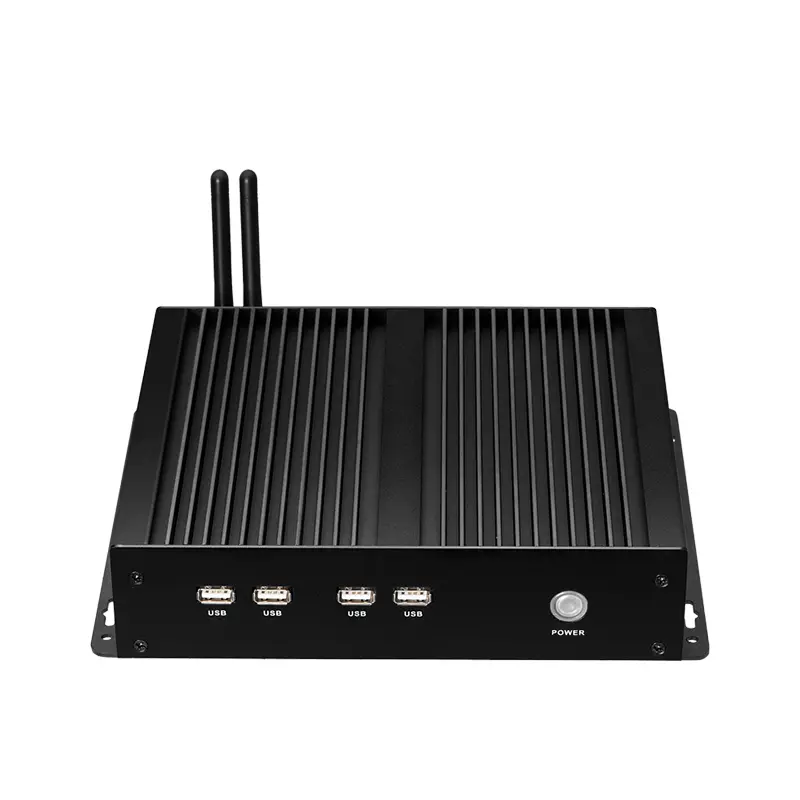 Fanless Industrial PC X26G Intel Core i5-3317U Celeron 1037U Processor 4x Serial Port RS232 8xUSB HDMI VGA Windows XP/7/10 Linux — image 2
