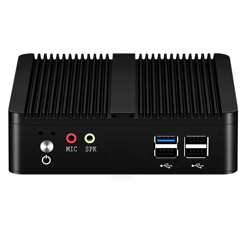 X30A Fanless Industrial PC intel Celeron N2930 N2840 J1900 4x USB HDMI VGA Gigabit Ethernet Mini PCIe Slot Windows 7/10 — view 1