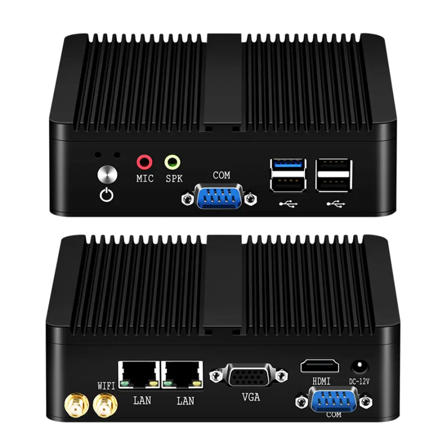X30A Fanless Industrial PC intel Celeron N2930 N2840 J1900 4x USB HDMI VGA Gigabit Ethernet Mini PCIe Slot Windows 7/10 Ubuntu — image 7