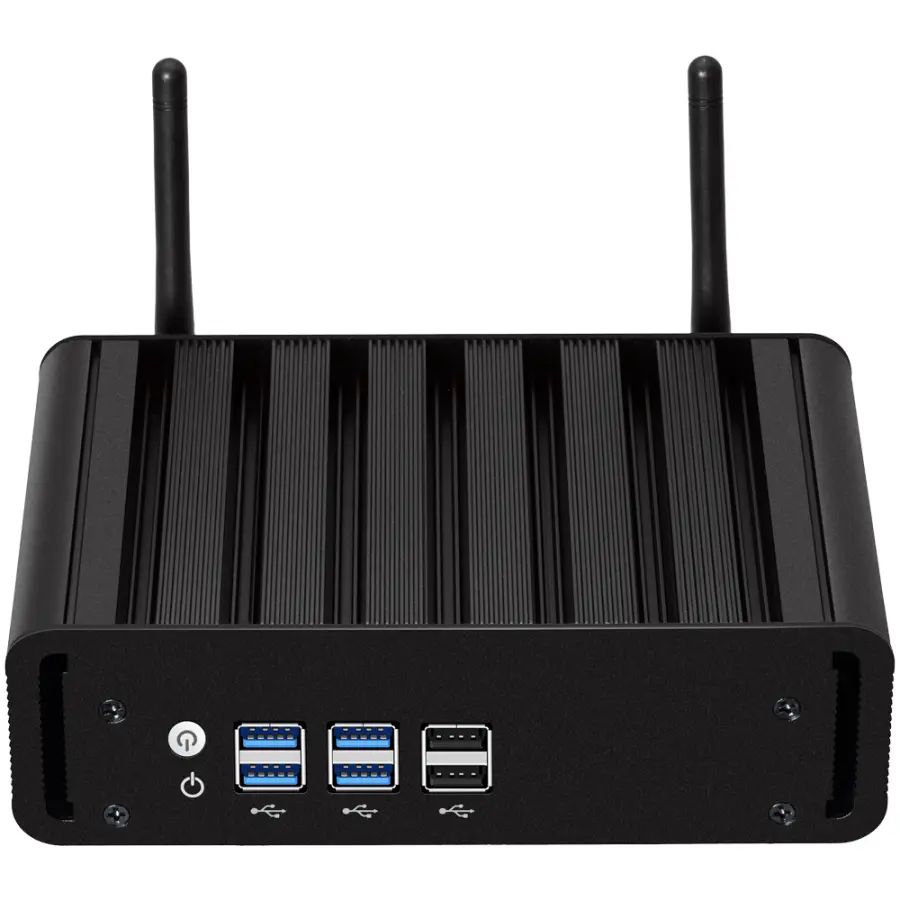 Household Fanless Mini PC Intel Core i7 5500U Support Windows 7/8/10 Linux Ubuntu HDMI VGA Display WiFi Gigabit Ethernet HTPC — image 3
